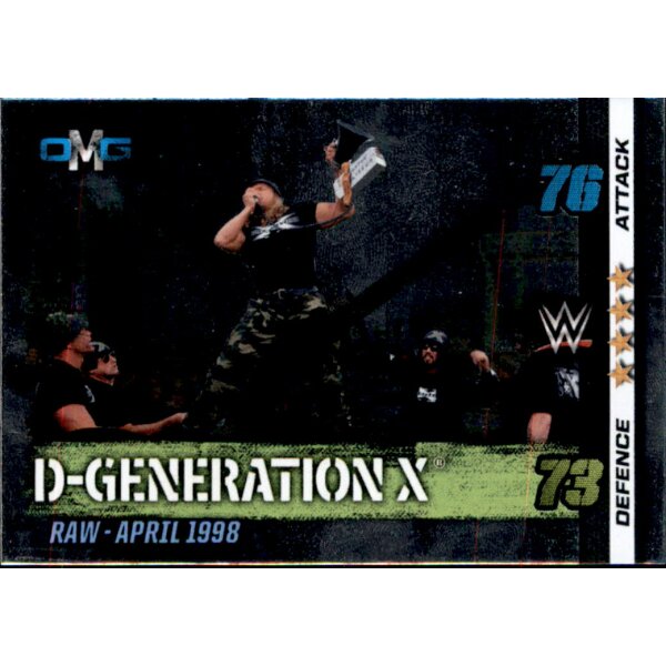 WWE Slam Attax - 10th Edition - Nr. 72 - D-Generation X - OMG