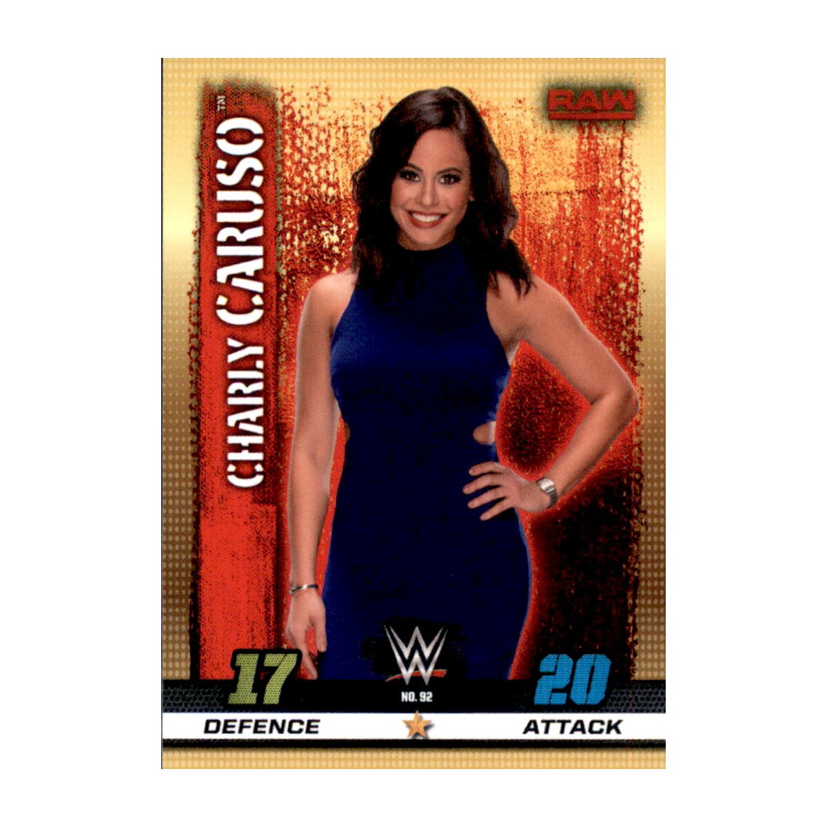 WWE Slam Attax 10th Edition Nr. 92 Charly Caruso RAW 1 49