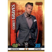 WWE Slam Attax - 10th Edition - Nr. 93 - Corey Graves - RAW