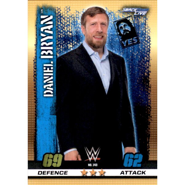 WWE Slam Attax - 10th Edition - Nr. 143 - Daniel Bryan - Smackdown Live