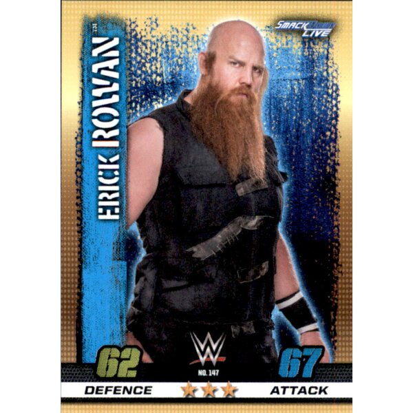 WWE Slam Attax - 10th Edition - Nr. 147 - Erick Rowan - Smackdown Live