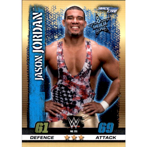 WWE Slam Attax - 10th Edition - Nr. 151 - Jason Jordan - Smackdown Live