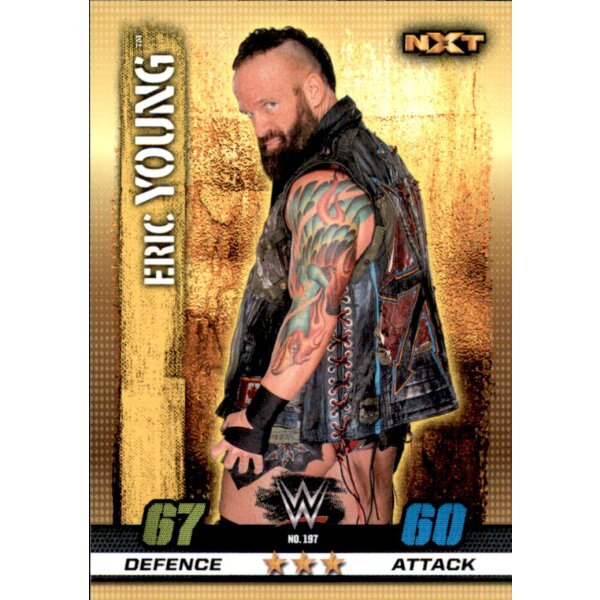 WWE Slam Attax - 10th Edition - Nr. 197 - Eric Young - NXT