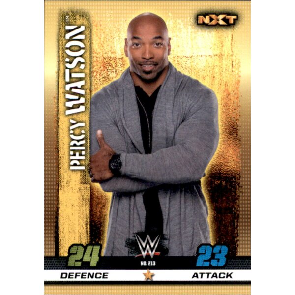 WWE Slam Attax - 10th Edition - Nr. 213 - Percy Watson - NXT