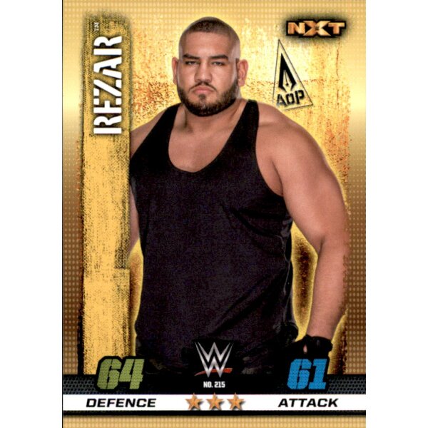 WWE Slam Attax - 10th Edition - Nr. 215 - Rezar - NXT