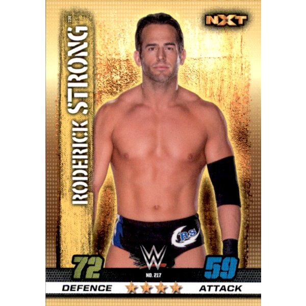 WWE Slam Attax - 10th Edition - Nr. 217 - Roderick Strong - NXT