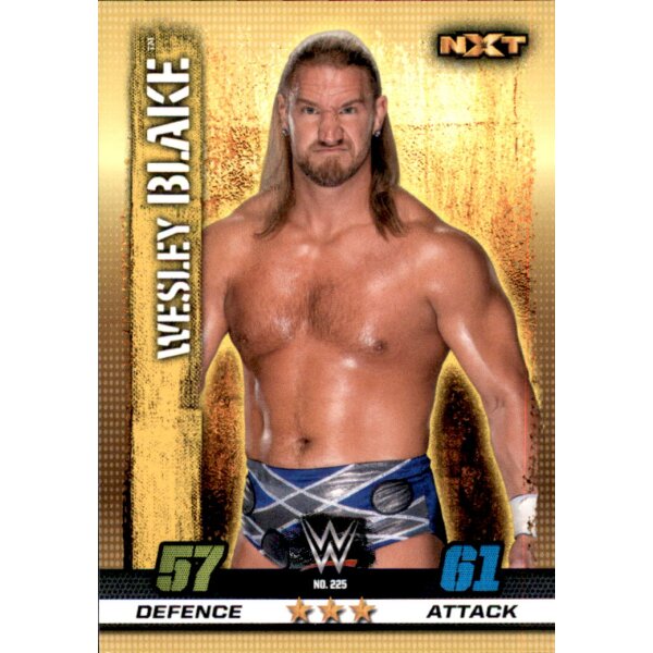 WWE Slam Attax - 10th Edition - Nr. 225 - Wesley Blake - NXT