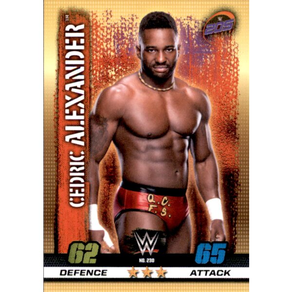 WWE Slam Attax - 10th Edition - Nr. 230 - Cedric Alexander - Cruiserweight