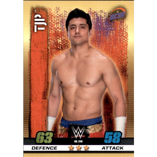 WWE Slam Attax - 10th Edition - Nr. 240 - TJP - Cruiserweight