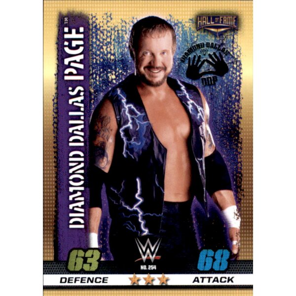 WWE Slam Attax - 10th Edition - Nr. 254 - Diamond Dallas Page - Hall of Fame