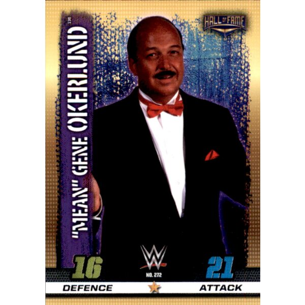 WWE Slam Attax - 10th Edition - Nr. 272 - “Mean” Gene Okerlund - Hall of Fame