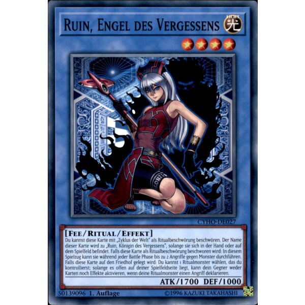 CYHO-DE027 - Ruin, Engel des Vergessens - 1. Auflage