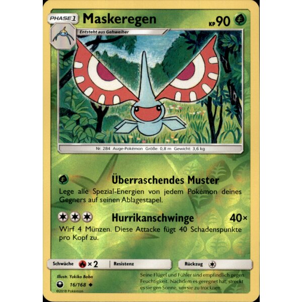 16/168 Maskeregen - Reverse Holo - Sturm am Firmament