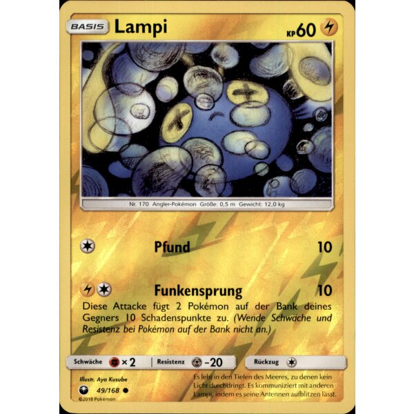 49/168 Lampi - Reverse Holo - Sturm am Firmament