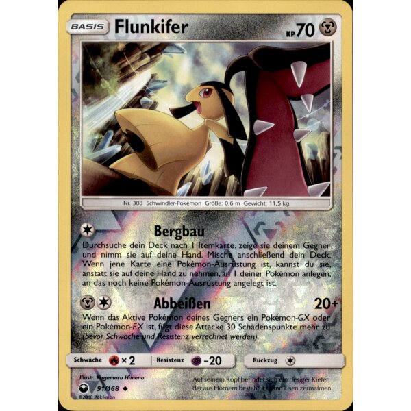 91/168 Flunkifer - Reverse Holo - Sturm am Firmament