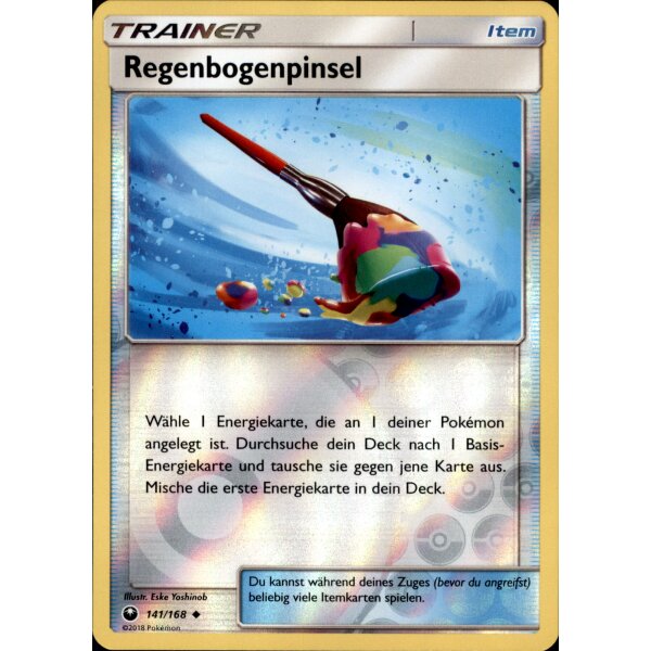 141/168 Regenbogenpinsel - Reverse Holo - Sturm am Firmament