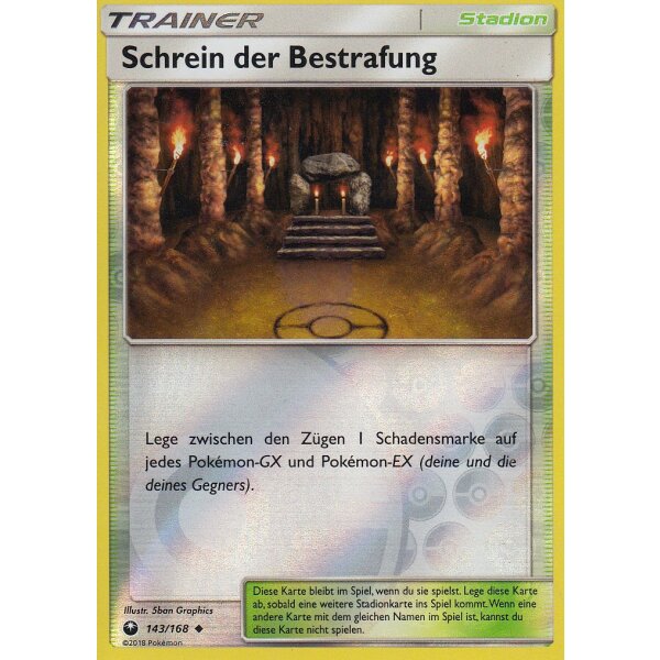 143/168 Schrein der Bestrafung - Reverse Holo - Sturm am Firmament