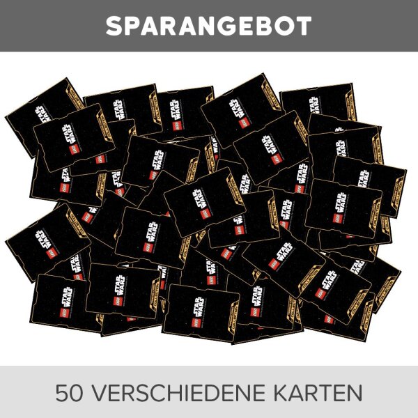 LEGO Star Wars - Trading Cards - 50 verschiedene Karten - Deutsch