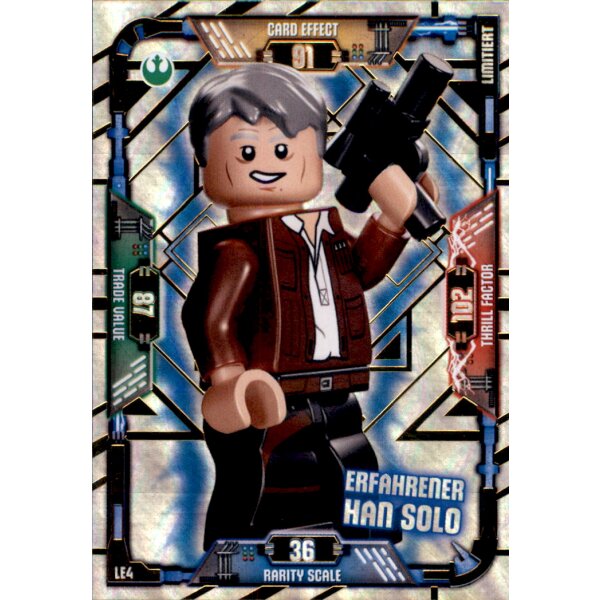 LE4 - Erfahrener Han Solo - Limitierte Auflage - LEGO Star Wars SERIE 1