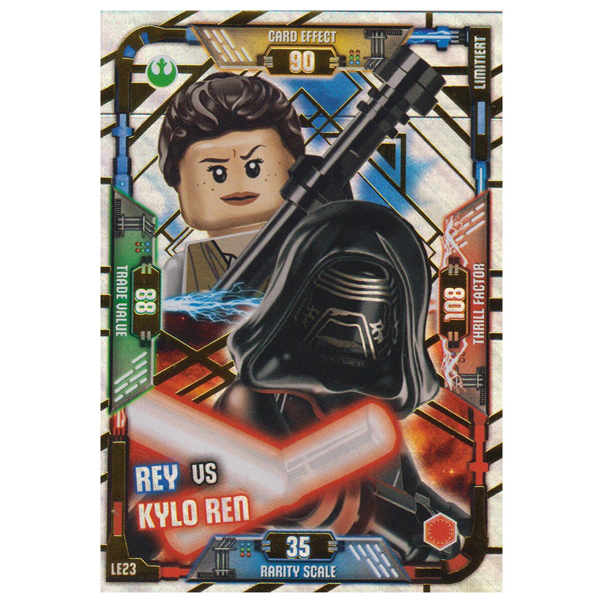 Le23 Rey Vs Kylo Ren Limitierte Auflage Lego Star Wars Serie 1 7 99