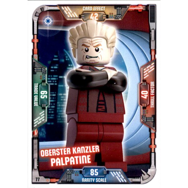 77 - Oberster Kanzler Palpatine - LEGO Star Wars Serie 1