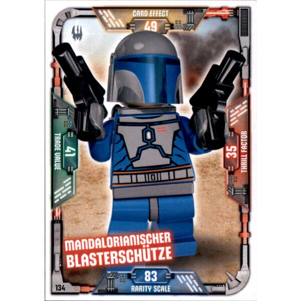 134 - Mandalorianischer Blasterschütze - LEGO Star Wars Serie 1