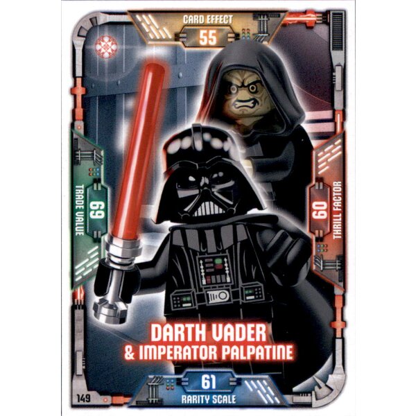 149 - Darth Vader & Imperator Palpatine - LEGO Star Wars Serie 1