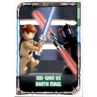 182 - Obi-Wan Kenobi VS Darth Maul - LEGO Star Wars Serie 1