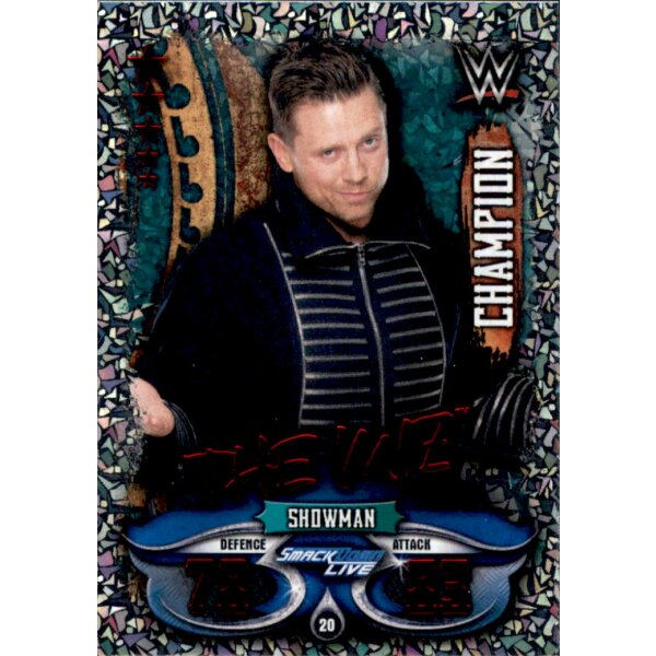 Karte 20 - The Miz - Champion - WWE Slam Attax - LIVE