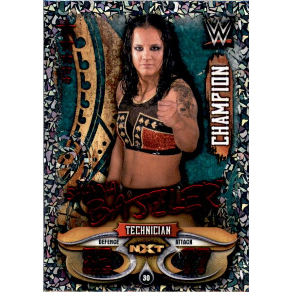 Karte 30 - Shayna Baszler - Champion - WWE Slam Attax - LIVE