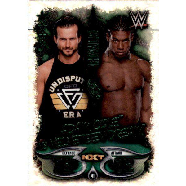 Karte 41 - Adam Cole VS. Velveteen Dream - Rivals - WWE Slam Attax - LIVE