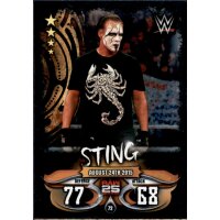 Karte 72 - Sting - Raw 25 Years - WWE Slam Attax - LIVE