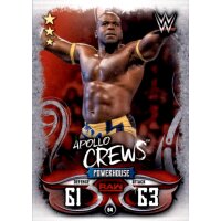 Karte 84 - Apollo Crews - Raw - WWE Slam Attax - LIVE
