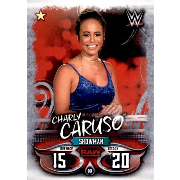 Karte 93 - Charly Caruso - Raw - WWE Slam Attax - LIVE