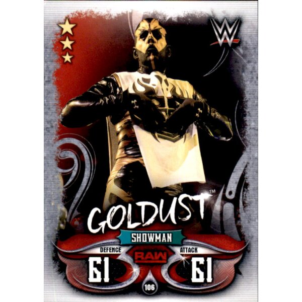 Karte 106 - Goldust - Raw - WWE Slam Attax - LIVE