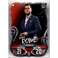 Karte 124 - Mike Rome - Raw - WWE Slam Attax - LIVE