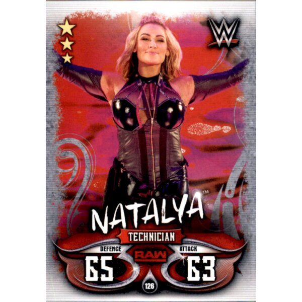 Karte 126 - Natalya - Raw - WWE Slam Attax - LIVE