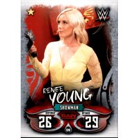 Karte 129 - Renee Young - Raw - WWE Slam Attax - LIVE