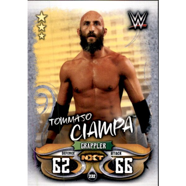 Karte 232 - Tommaso Ciampa - NXT - WWE Slam Attax - LIVE