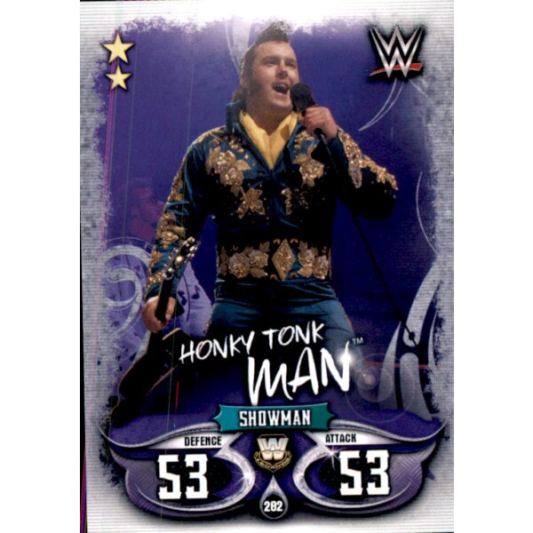 Karte 282 - Honky Tonk Man - Legends - WWE Slam Attax - LIVE