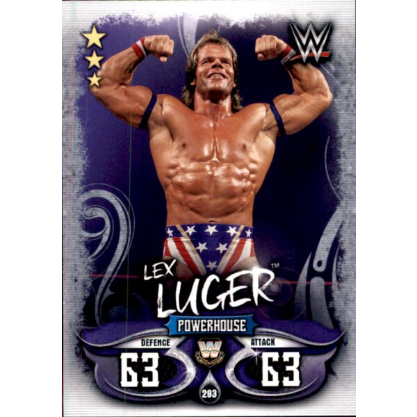 Karte 293 - Lex Luger - Legends - WWE Slam Attax - LIVE