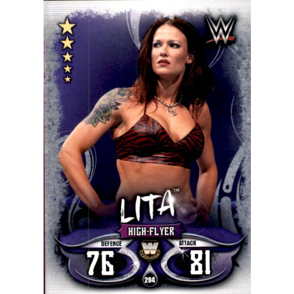 Karte 294 - Lita - Legends - WWE Slam Attax - LIVE