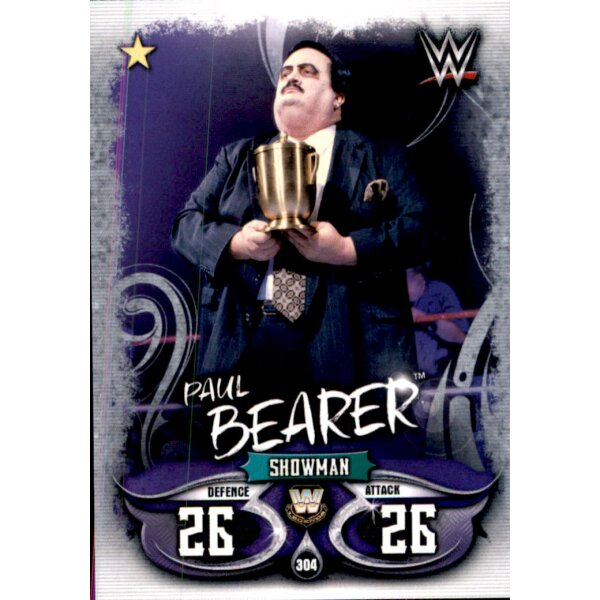 Karte 304 - Paul Bearer - Legends - WWE Slam Attax - LIVE