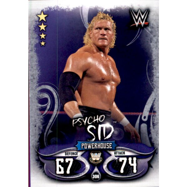 Karte 306 - Psycho Sid - Legends - WWE Slam Attax - LIVE