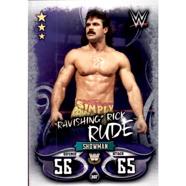 Karte 307 - "Ravishing" Rick Rude - Legends - WWE Slam Attax - LIVE