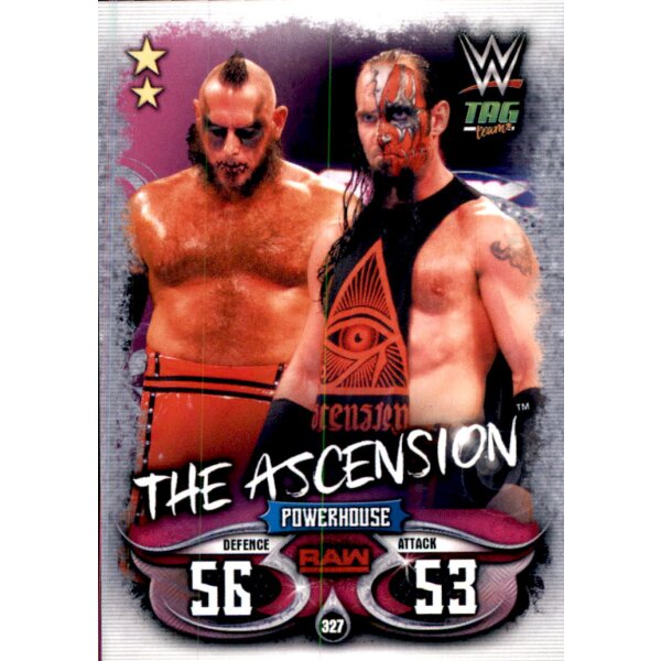 Karte 327 - The Ascension - Tag Team - WWE Slam Attax - LIVE