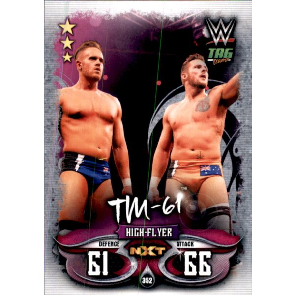 Karte 352 - TM-61 - Tag Team - WWE Slam Attax - LIVE