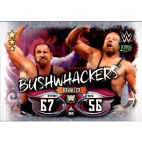 Karte 354 - Bushwhackers - Tag Team - WWE Slam Attax - LIVE