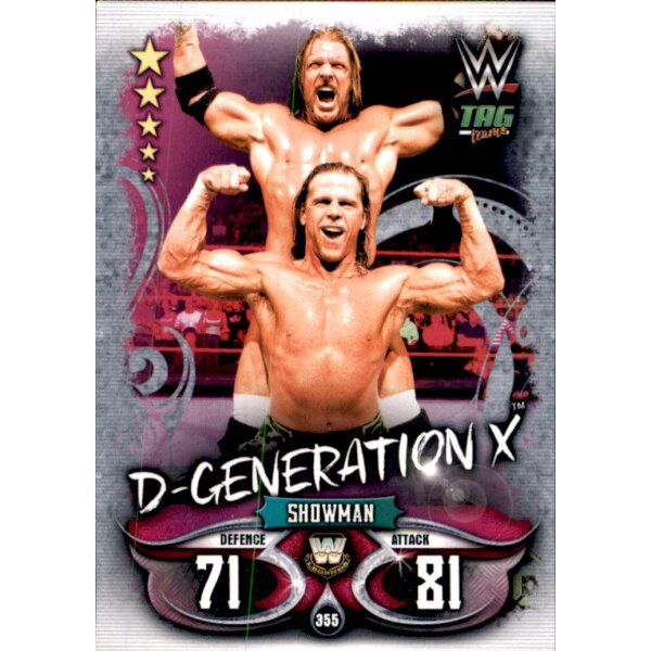 Karte 355 - D-Generation X - Tag Team - WWE Slam Attax - LIVE