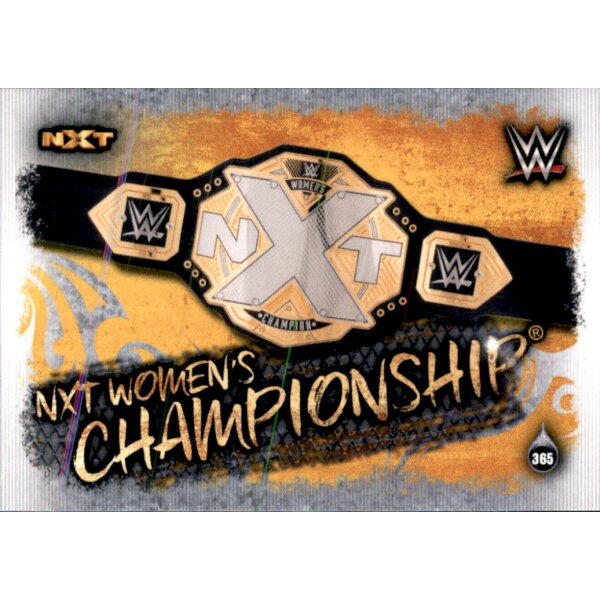 Karte 365 - NXT Women?s  Championship - WWE Slam Attax - LIVE